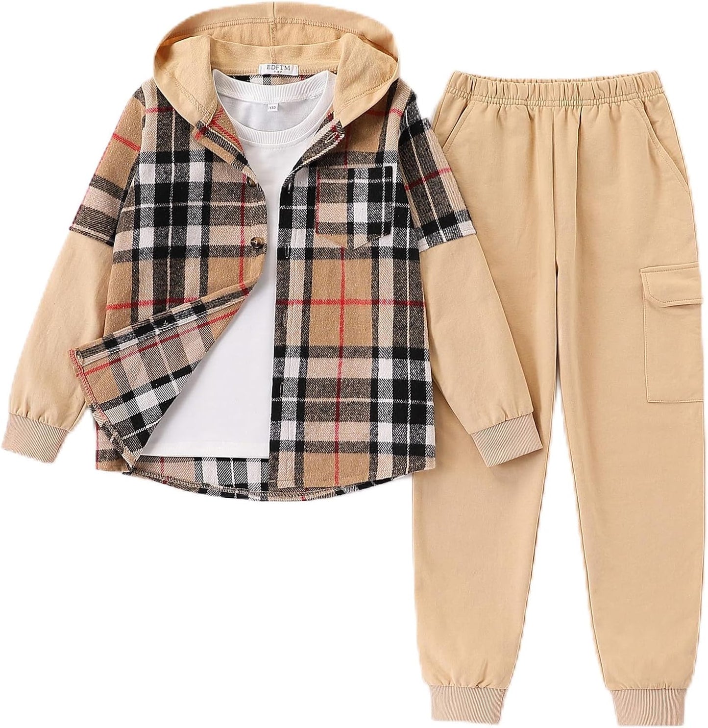 Boys Clothes Sweatsuit Set with Hoodie and Jogger Pants for Kids