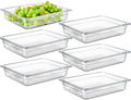 CURTA 6 Pack NSF Food Pans for Commercial Kitchens and More