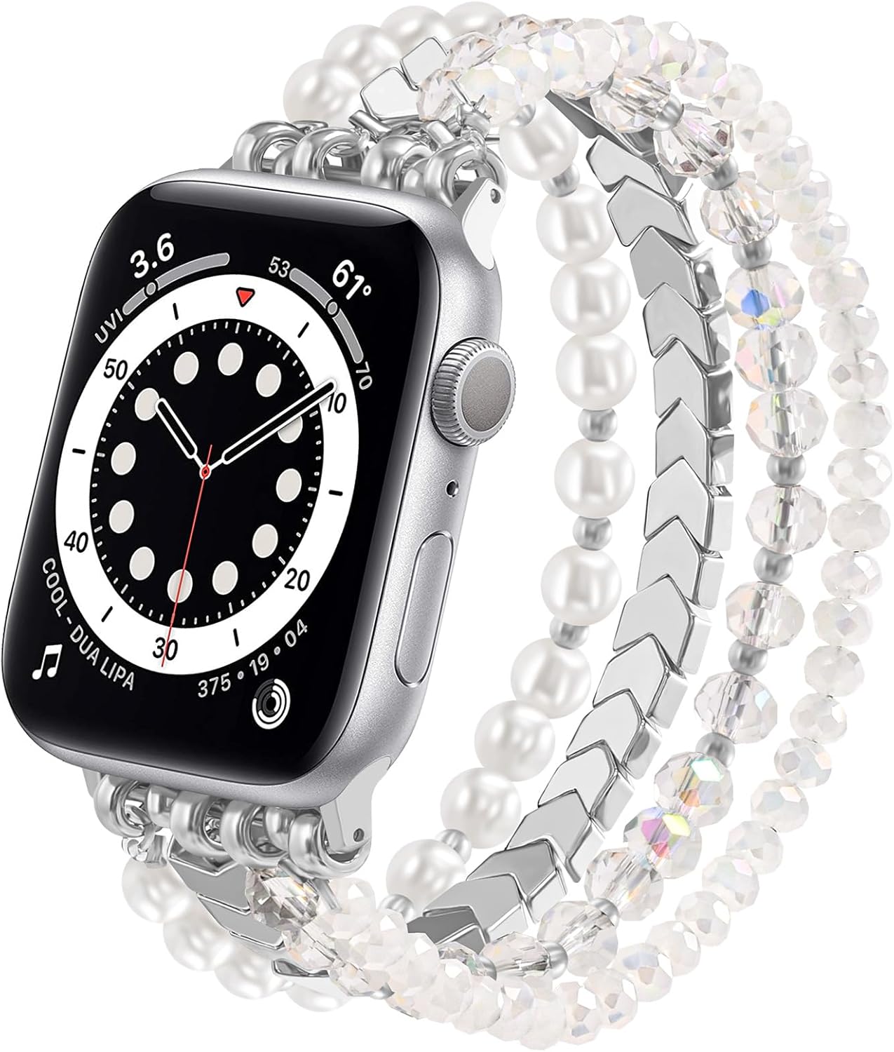Handmade Beaded Apple Watch Band by MOFREE