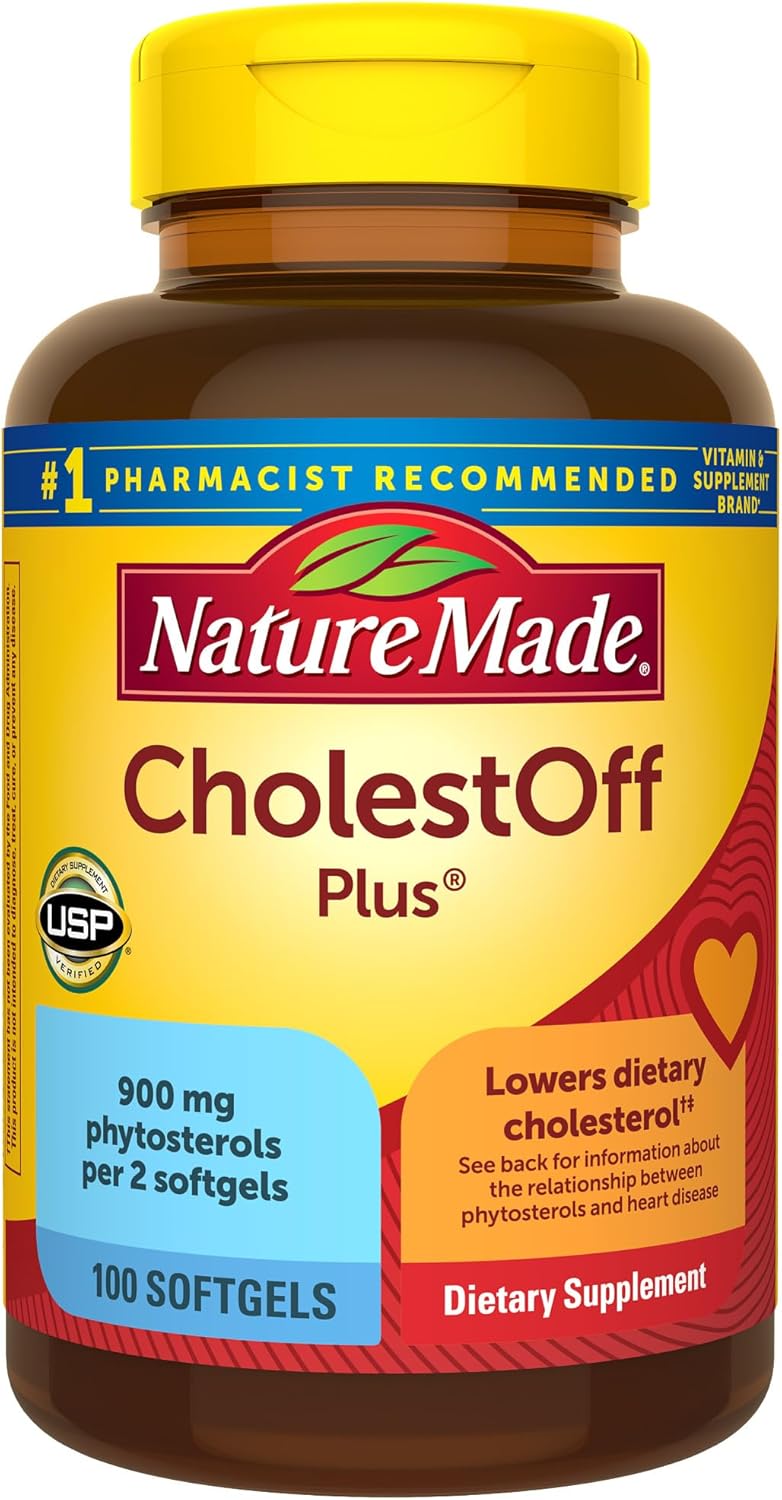 Nature Made CholestOff Plus Softgels for Heart Health Support