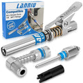 Grease Gun Coupler Kit - 12000 PSI Strong Lock Coupler with 90 Degree