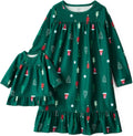 Carter's Girls Fleece Doll Nightgown Set - Soft, Warm Matching