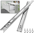 Stainless Steel Full Extension Ball Bearing Drawer Slides - Smooth 100