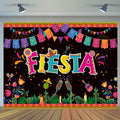 10x8ft Mexican Fiesta Party Backdrop - High-Res Vinyl Photo Backdrop