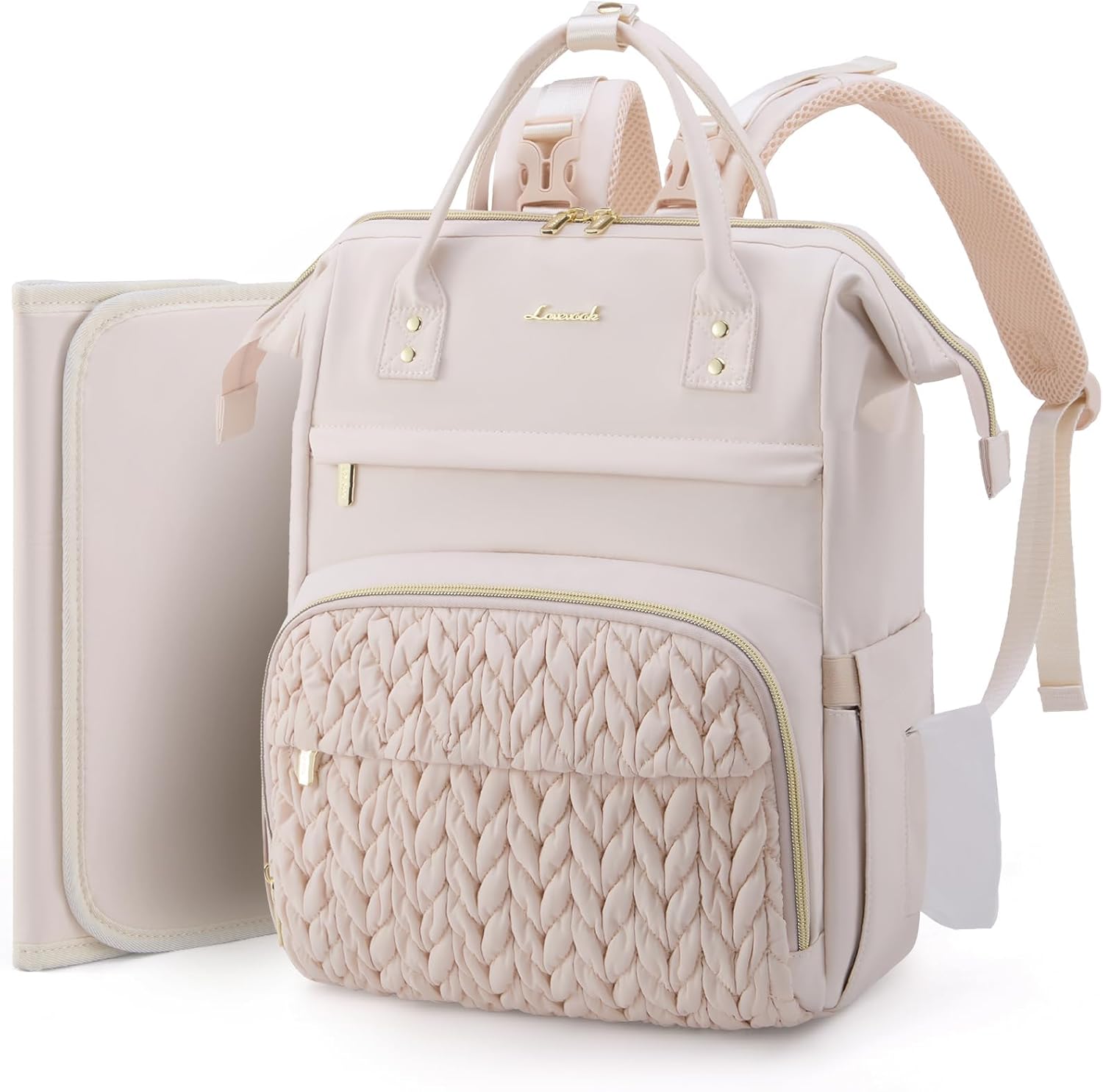 LOVEVOOK Diaper Bag Backpack with Changing Station for Parents