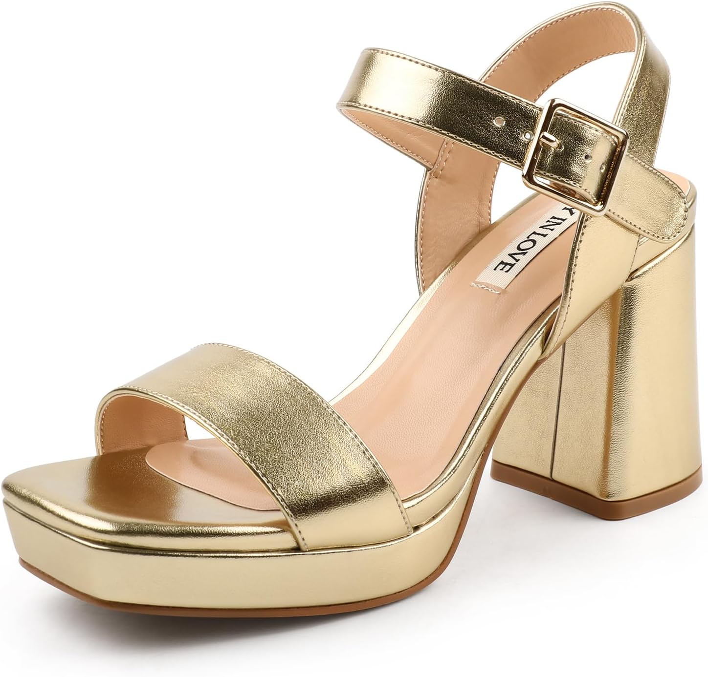 JOY IN LOVE Women's Chunky Platform High Heels Sandals Review