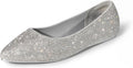 DREAM PAIRS Women's Pointed Toe Flats - Comfortable Slip On for Work