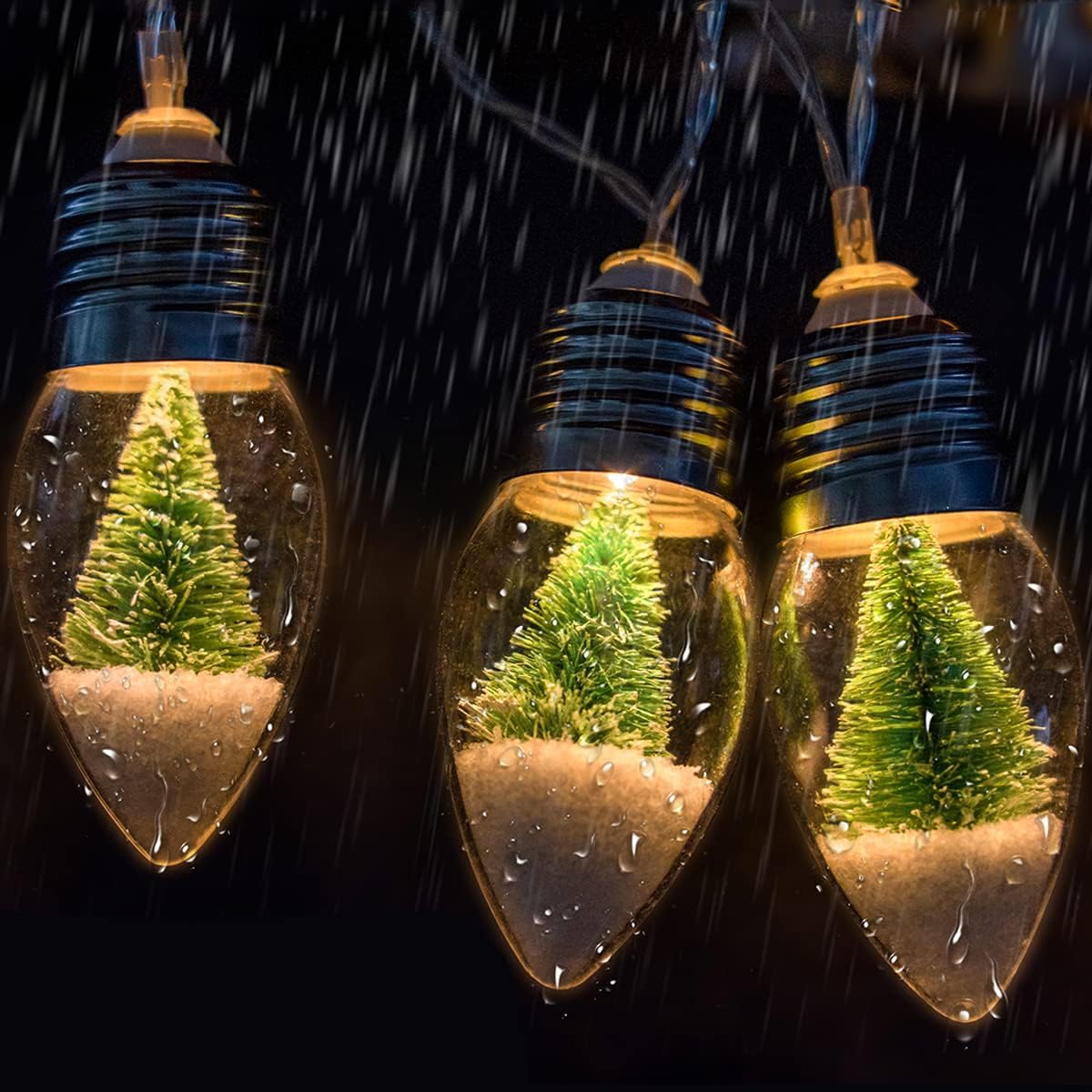 VVolf Christmas Lights Battery Operated for Festive Decor