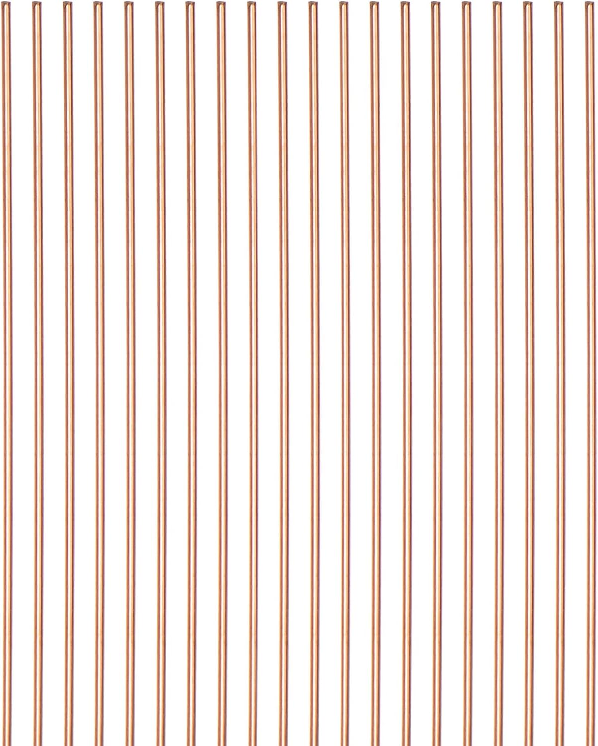 HARFINGTON 20Pcs Copper Brazing Rods - Low Temp, Ultimate Welding Sticks