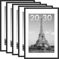 upsimples 20x30 Picture Frame Set of 5 - Versatile Wall Gallery Frames
