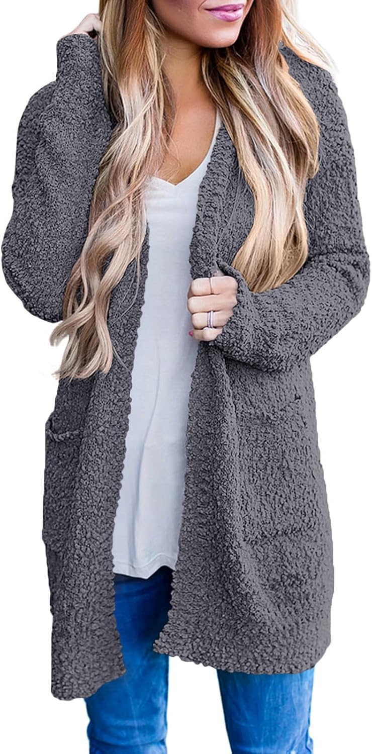 MEROKEETY Women's Soft Chunky Knit Cardigan for Cozy Style
