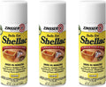 Zinsser Bulls Eye Shellac Spray 3-Pack, Clear 12 oz - Fast Dry Seal