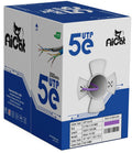 Cat5e Ethernet Cable 500ft Purple - Solid Copper CMR FastReel
