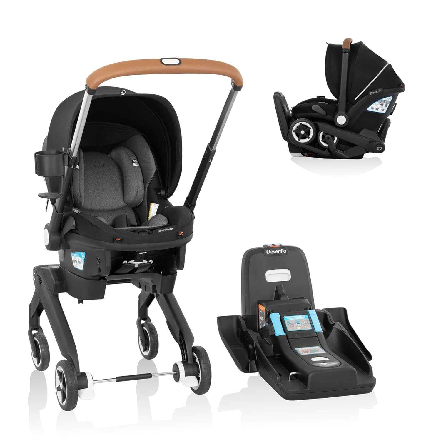 Evenflo Gold Shyft DualRide Infant Car Seat and Stroller Combo