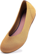 Womens Ballet Flat Shoes Knit Slip On Ballerina Flats - Low