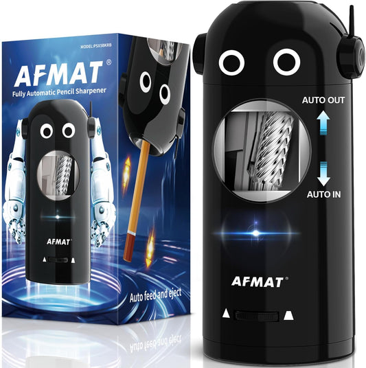 AFMAT Electric Pencil Sharpener for Colored Pencils - Auto Sharp