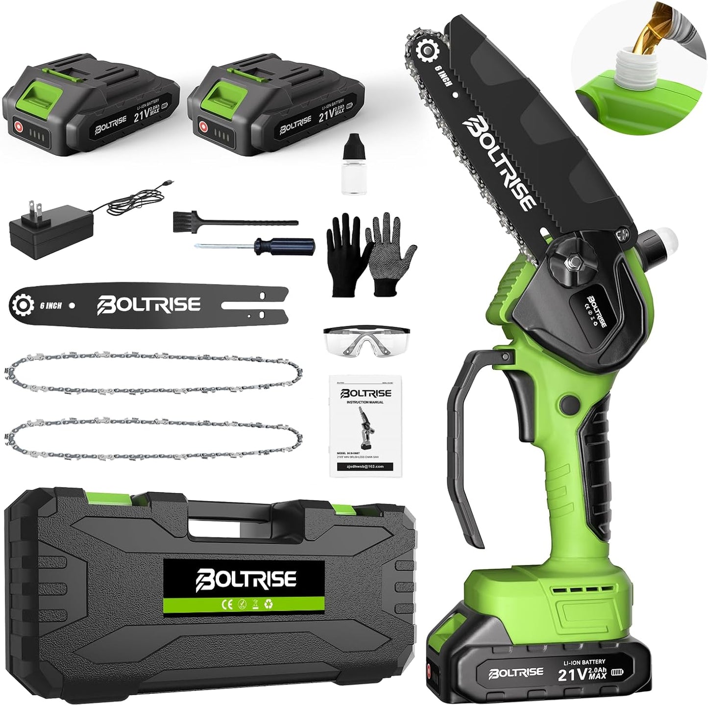 Mini Chainsaw for Efficient Tree Trimming and Wood Cutting