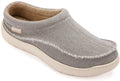Men's Slip On Moccasin Slippers - Warm Fuzzy Indoor/Outdoor Comfort