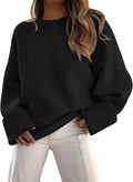 Women's Oversized Fuzzy Chunky Pullover Sweater - Cozy Oversized Fit