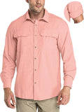 33,000ft Men's Long Sleeve Sun Protection Shirt UPF 50+ - Cooling UV