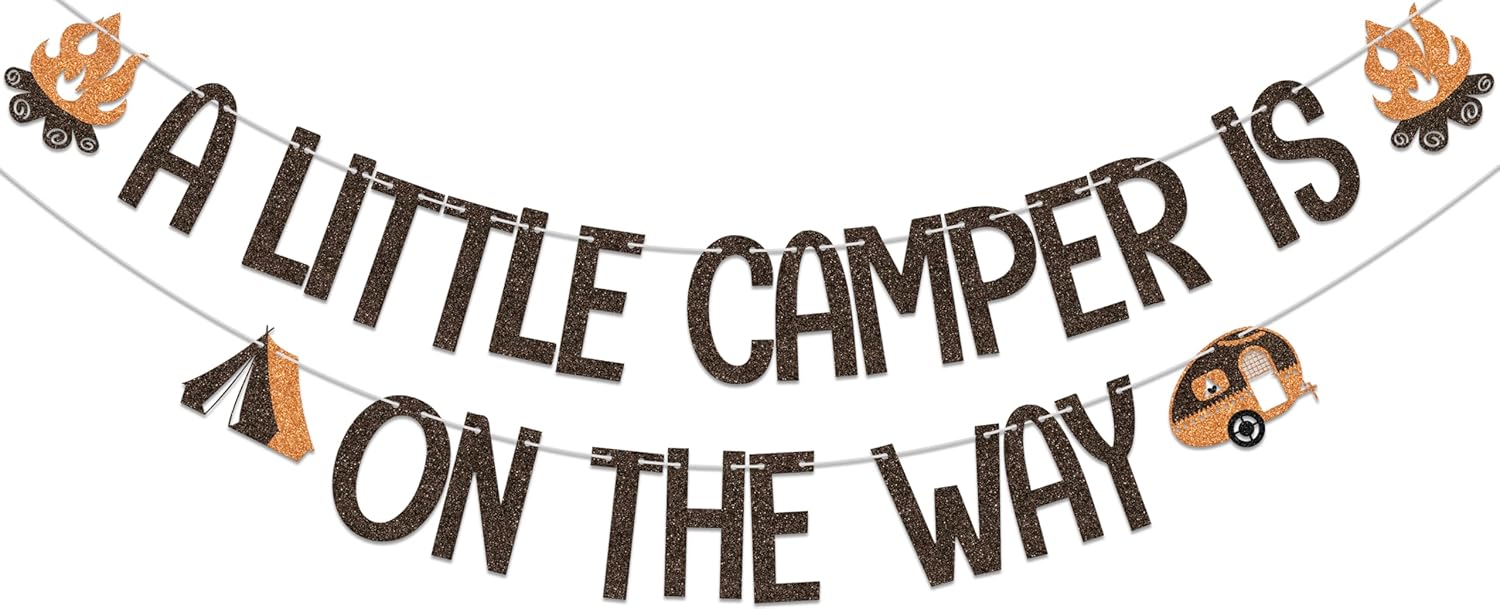 Happy Little Camper Party Banner by LANKBACK