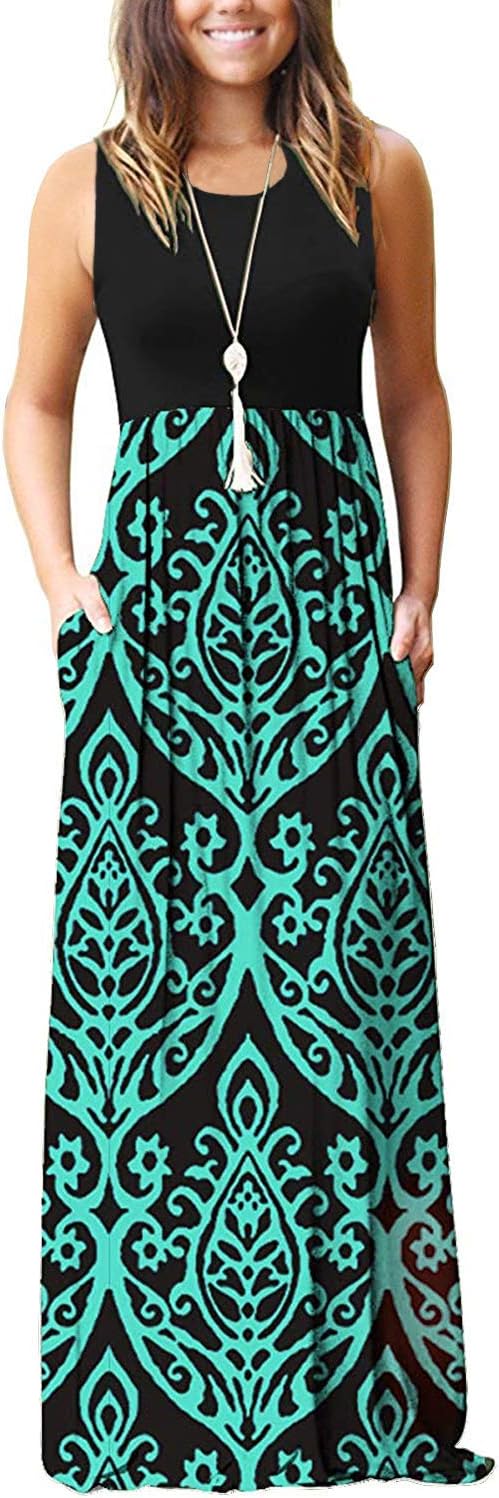MOLERANI Women's Casual Long Maxi Dresses with Pockets for All
