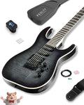 39ft Solid Body Electric Guitar with AAA Flame Maple Top - Versatile
