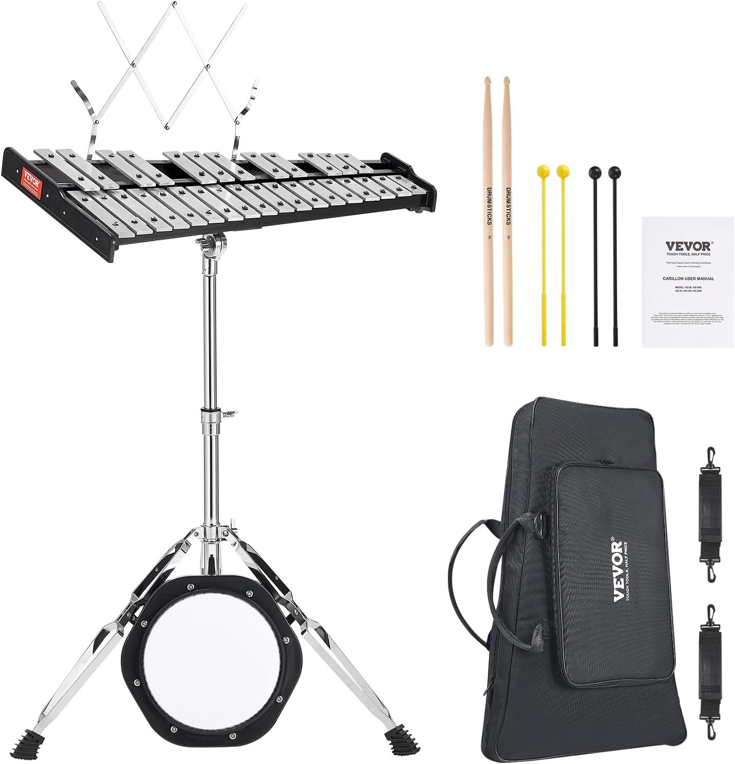 Professional 30 Note Glockenspiel Xylophone Kit for All Ages