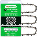 3 Pack Full Chisel Chainsaw Chain 20 in.058 Gauge 3/8 Pitch - Durable