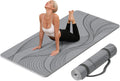 Large Yoga Mat 72x36x0.4 - Extra Wide, Thick Comfort