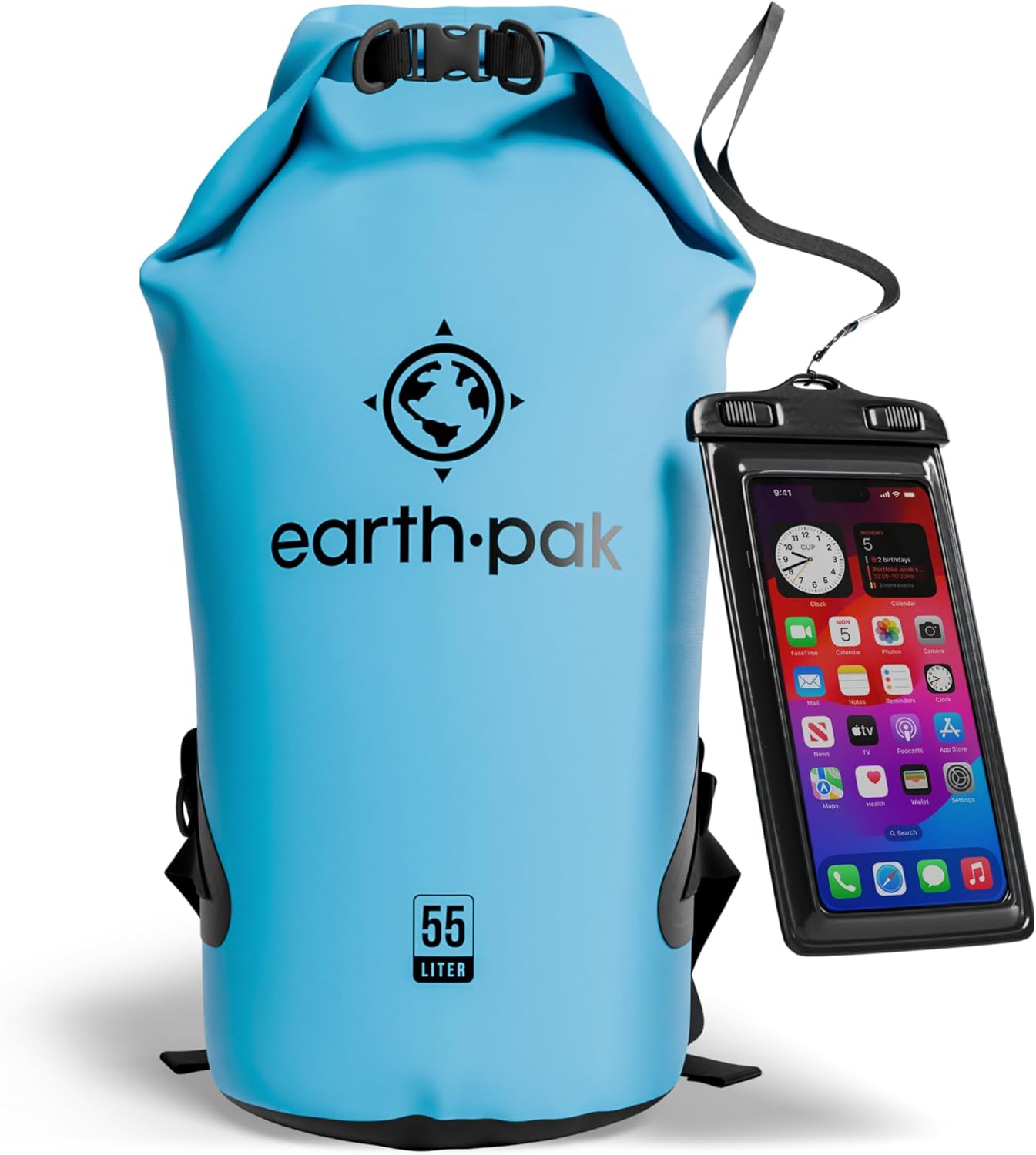 Earth Pak Waterproof Dry Bag - Reliable Gear Protection for Kayak