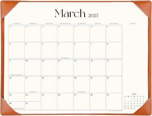 Cabbrix 2025-2026 Desk Calendar with Mat - Stay Organized!