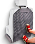 Leather Car Seat Protector for Back Seat - Durable Kick Mat