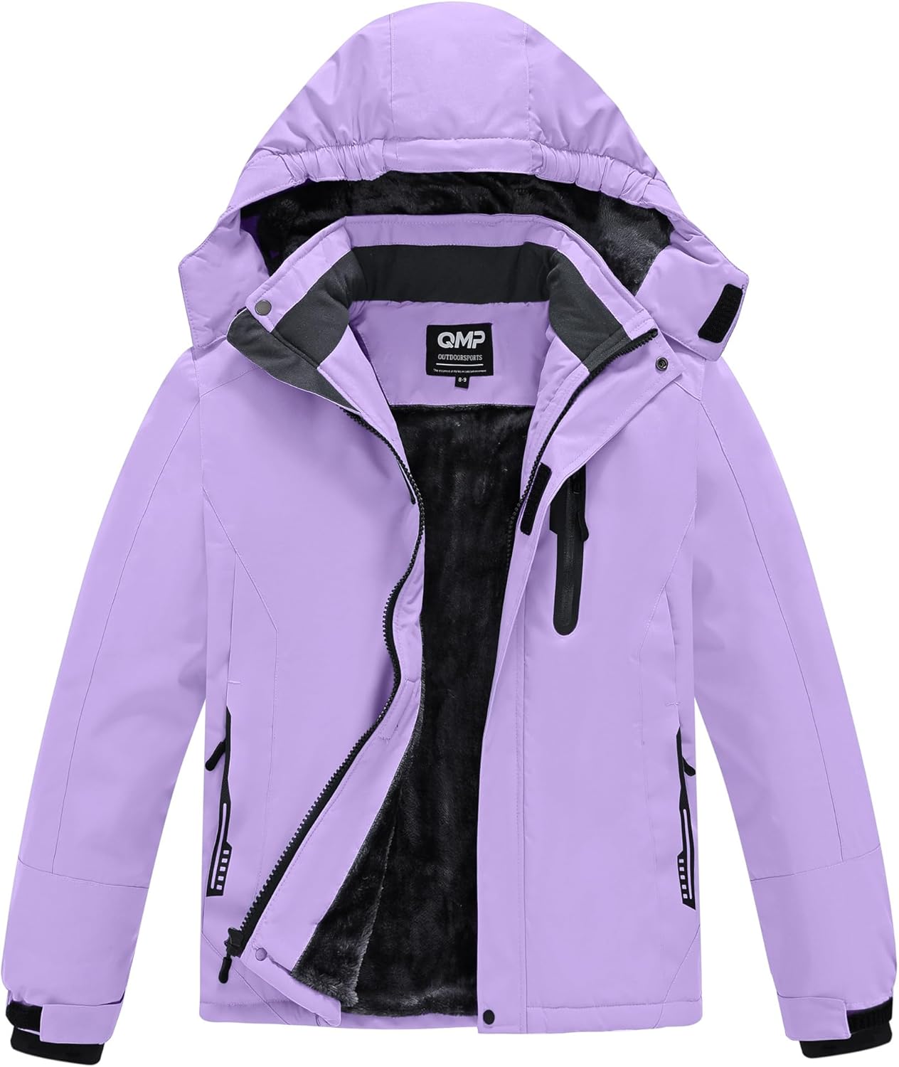QMP Winter Jacket for Boys and Girls Waterproof Ski Coat
