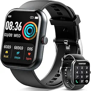 Smart Watch for Men Women with Bluetooth Call and Fitness Tracker
