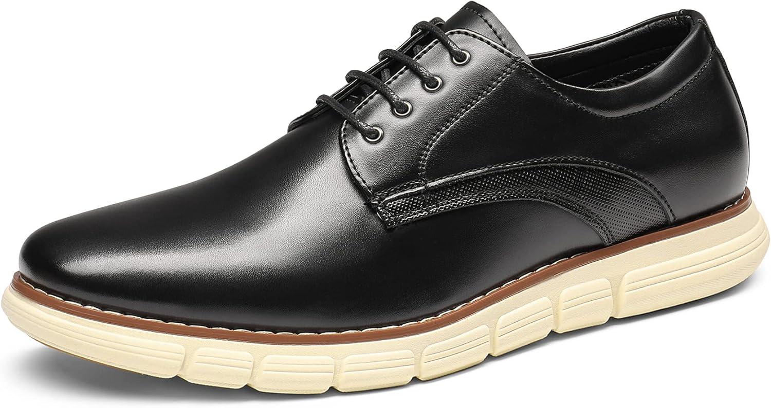 Bruno Marc Men's Crossflex Dress Sneakers for Comfort and Style