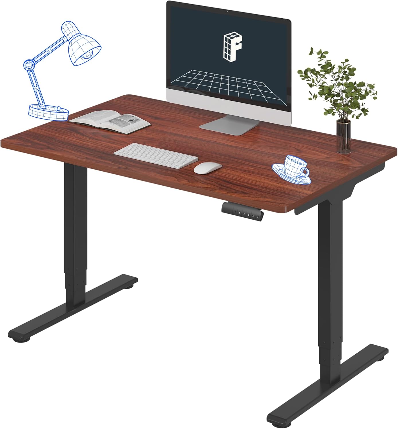 FLEXISPOT E6 Essential Electric Standing Desk for Ergonomic Comfort