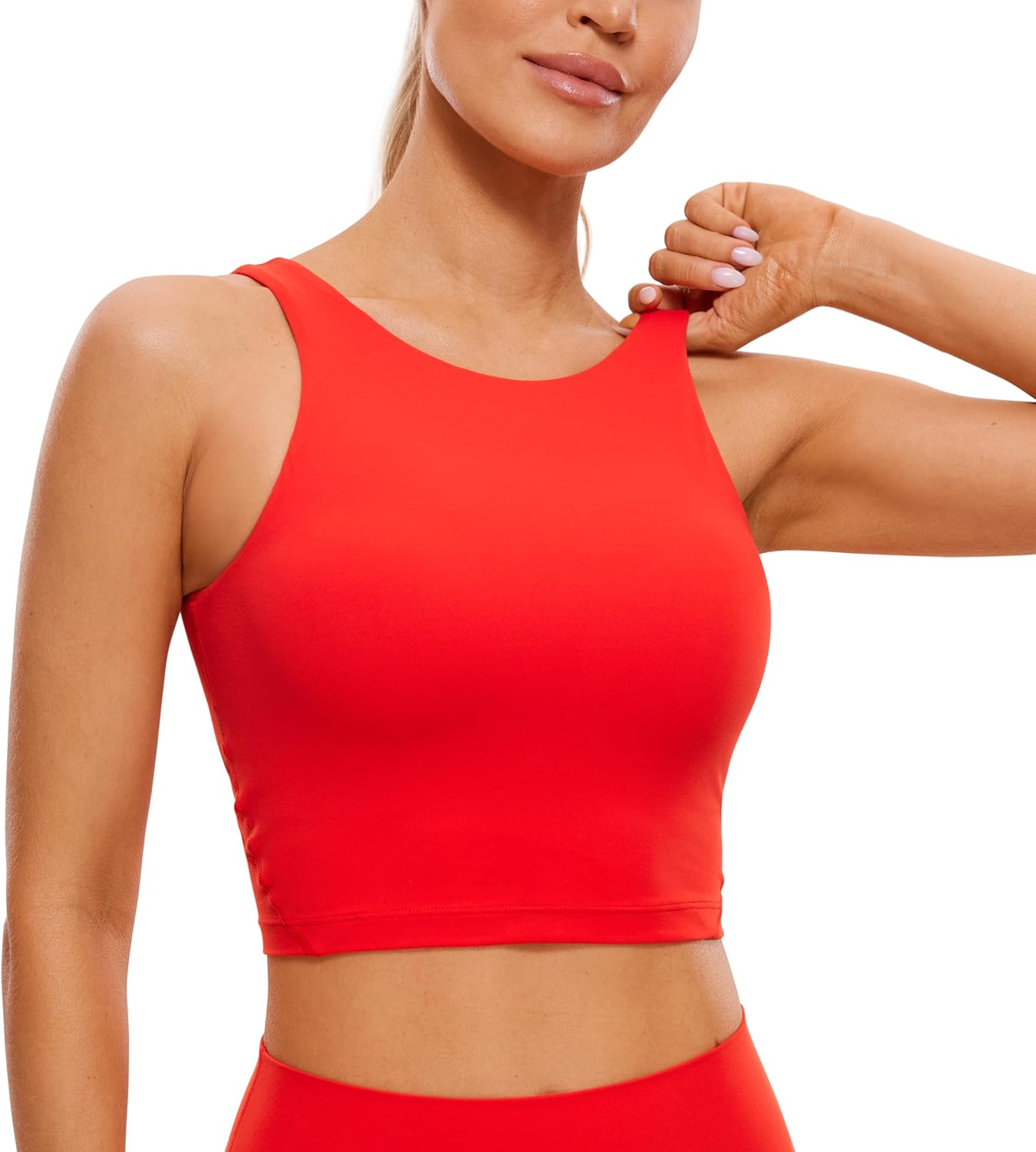 CRZ YOGA High Neck Sports Bra - Butterluxe Comfort