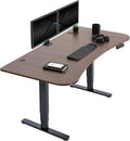 Dual Motor Standing Desk 63 x 32 in - Smooth Memory Height Adjust