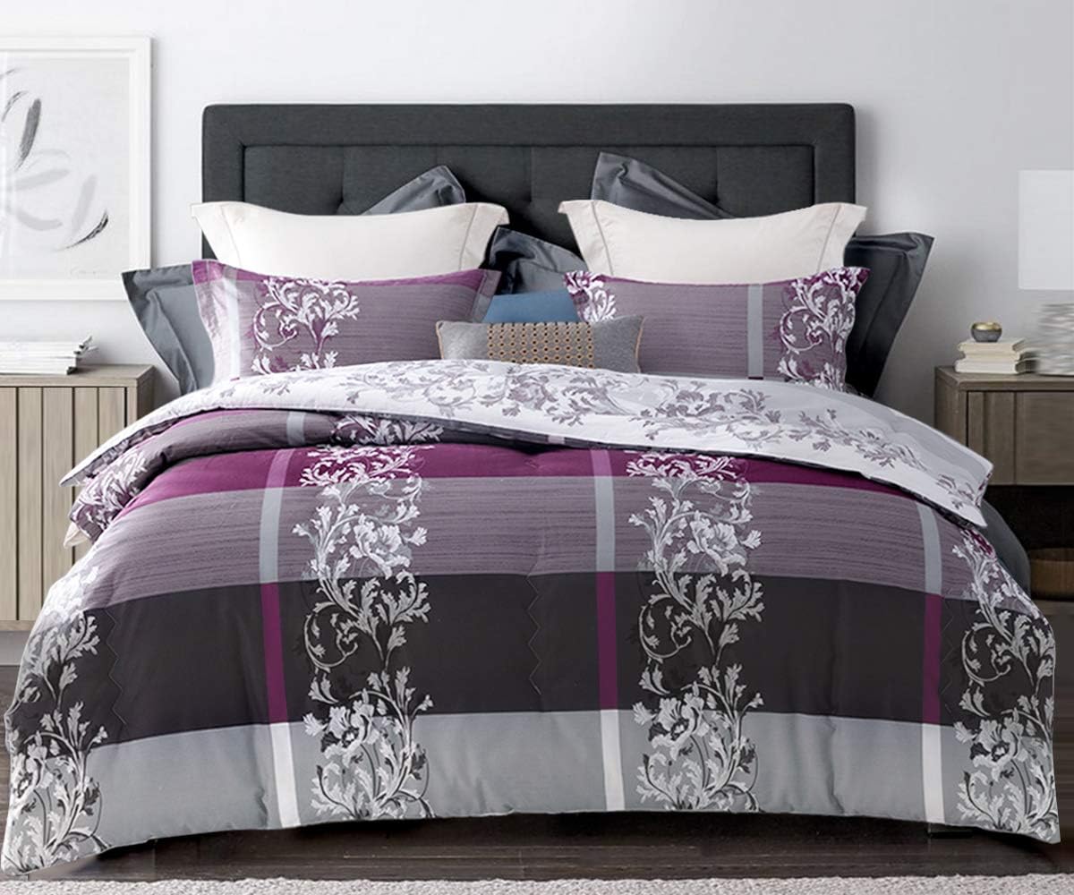 SLEEPBELLA Comforter Twin Size with Stylish Paisley Design