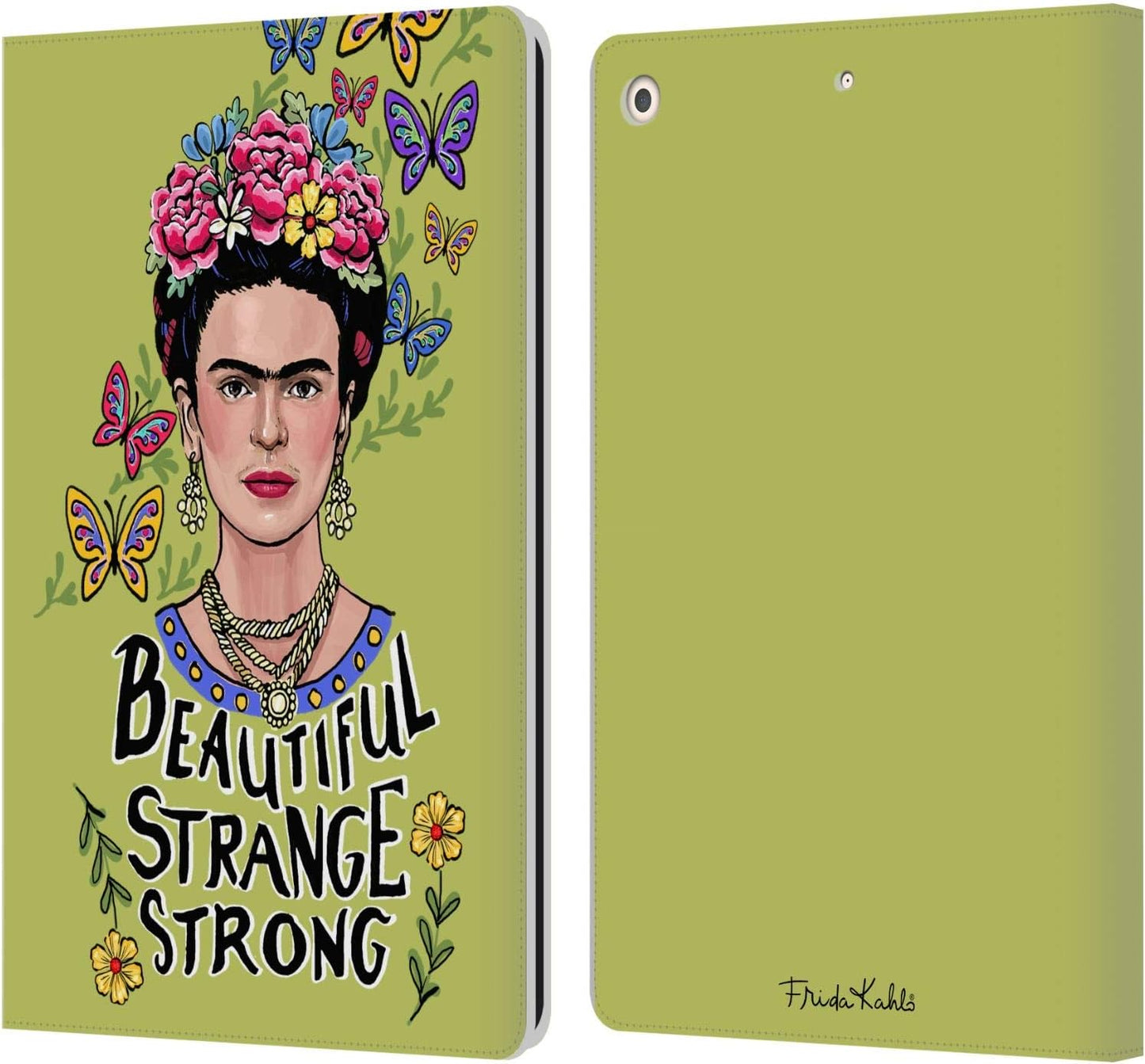 Frida Kahlo Leather Wallet Case for iPad 10.2 - Stylish Protection