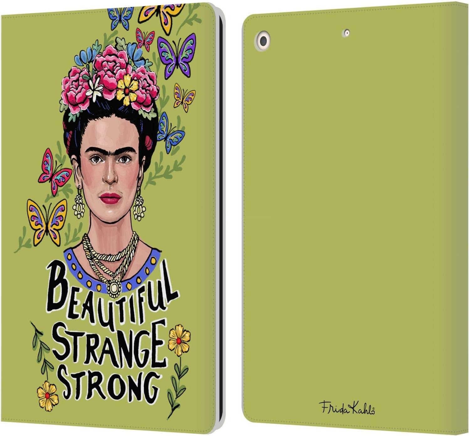 Frida Kahlo Leather Wallet Case for iPad 10.2 - Stylish Protection