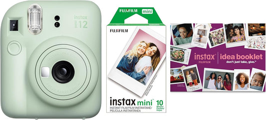 Fujifilm INSTAX MINI 12 Green Bundle for Instant Photography Fun
