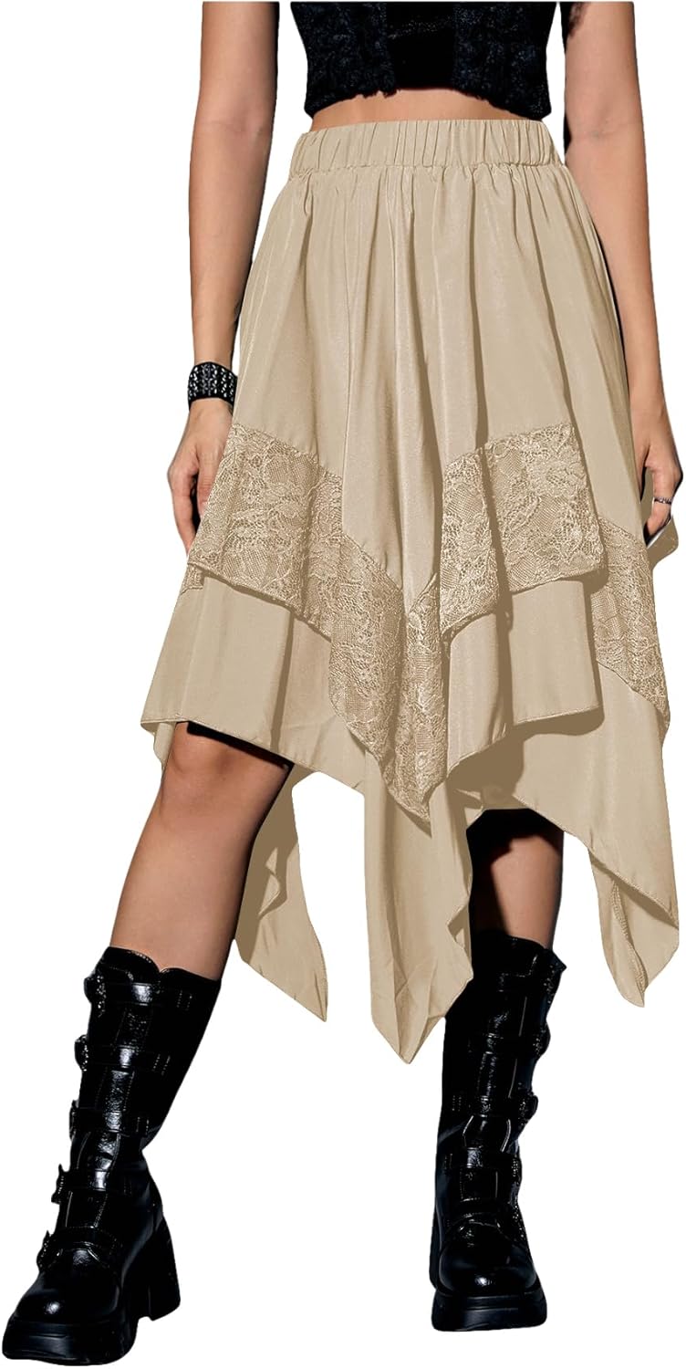 Verdusa Women's Renaissance Flowy Fairy Skirt for Stylish Looks