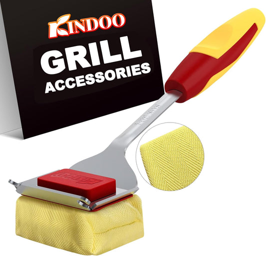 Bristle Free Grill Brush for Safe and Efficient BBQ Cleaning