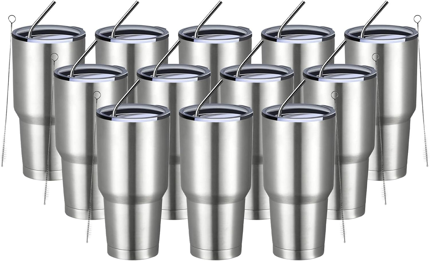 MEWAY 30oz Insulated Tumbler for Hot and Cold Drinks - 12 Pack