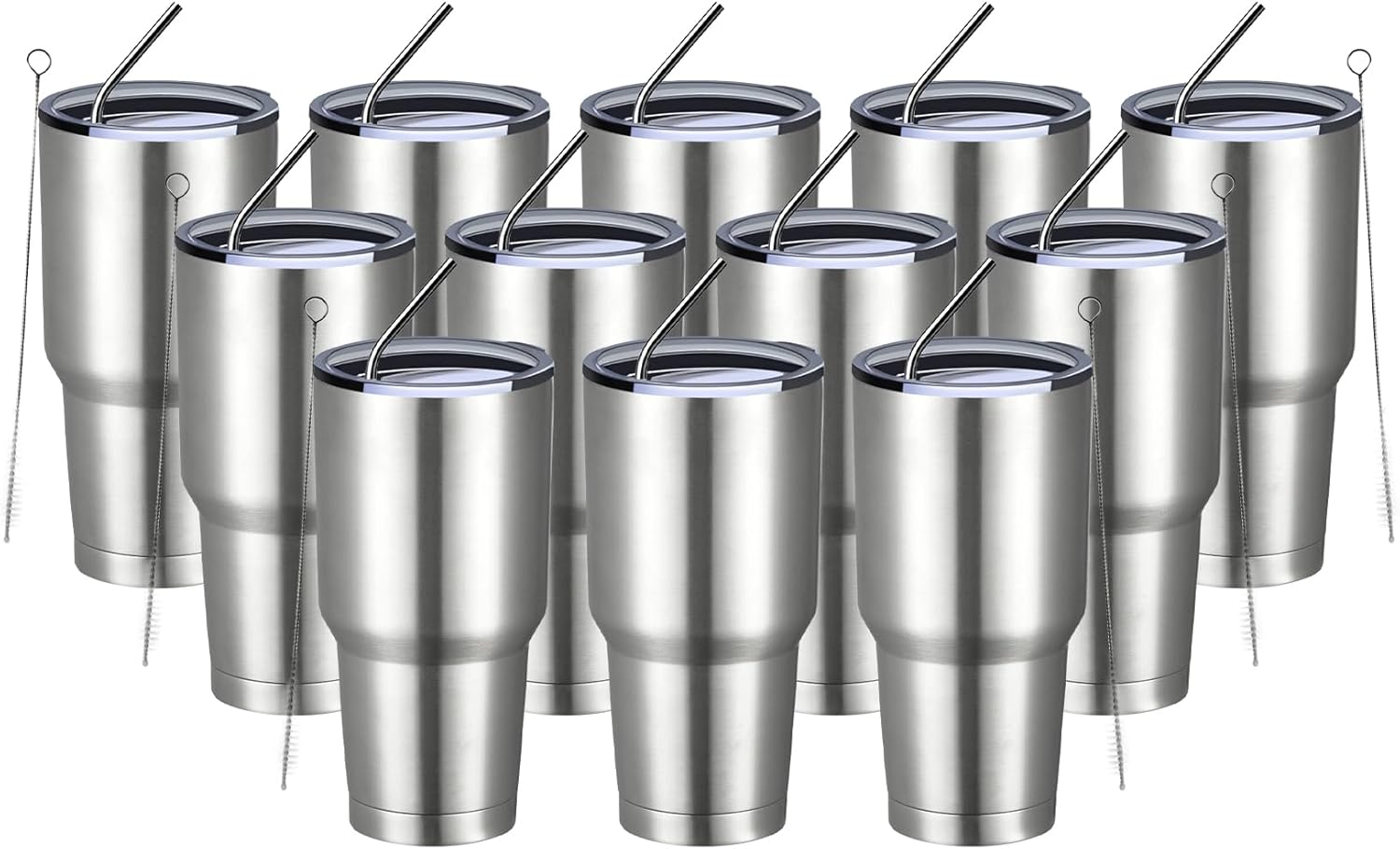 MEWAY 30oz Insulated Tumbler for Hot and Cold Drinks - 12 Pack