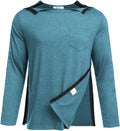 Deyeek Men's Post Shoulder Surgery Recovery Shirt - Full Tear Away no