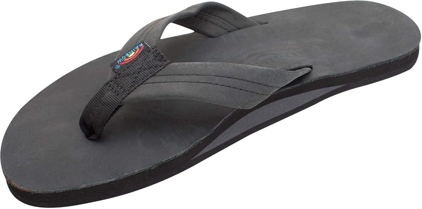 Rainbow Sandals Men's Single Layer Premier Leather Flip Flops