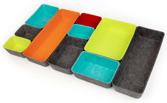 Three by Three Seattle FeltLikeIt! Felt Bins for Every Space
